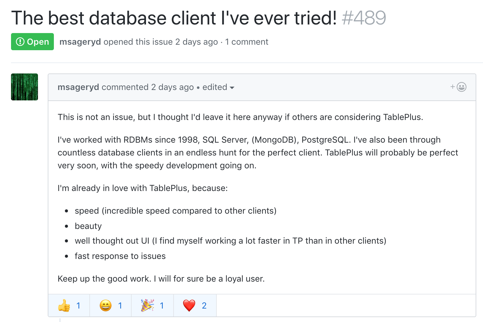 Best Database Client