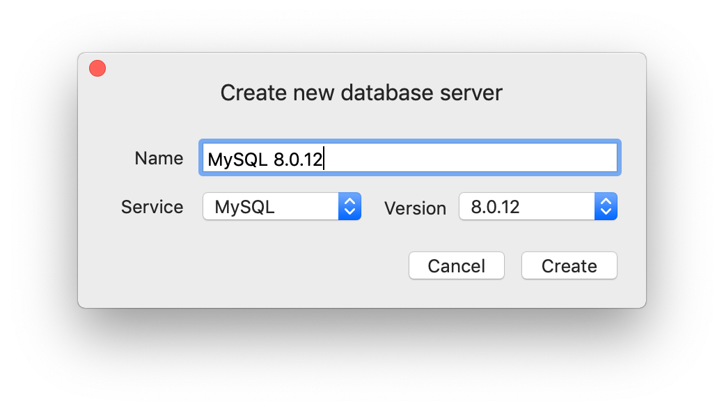 mysql server on mac
