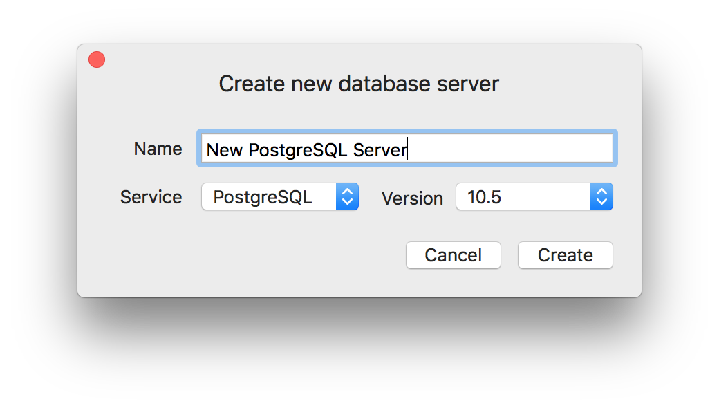 postgresql mac