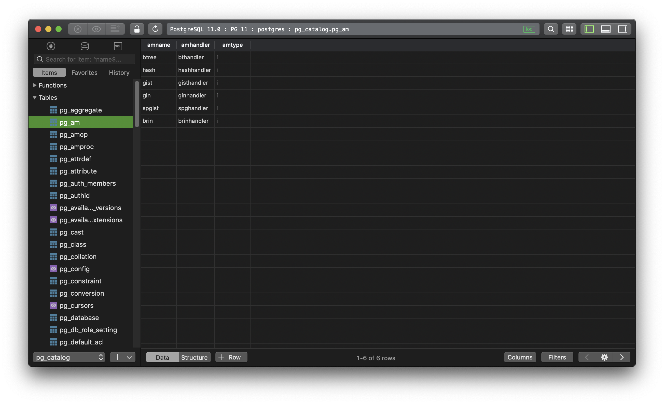 tableplus view stored procedure