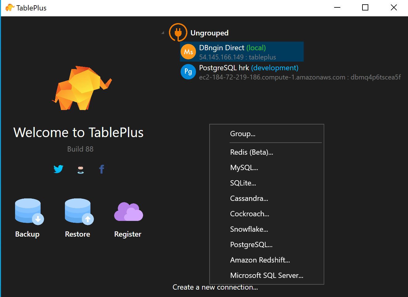 sequel pro vs tableplus