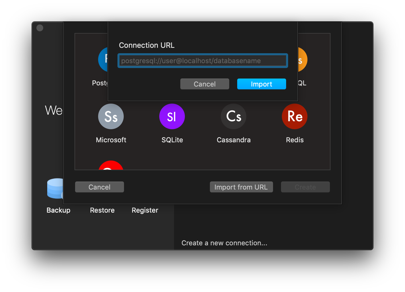 tableplus import sql