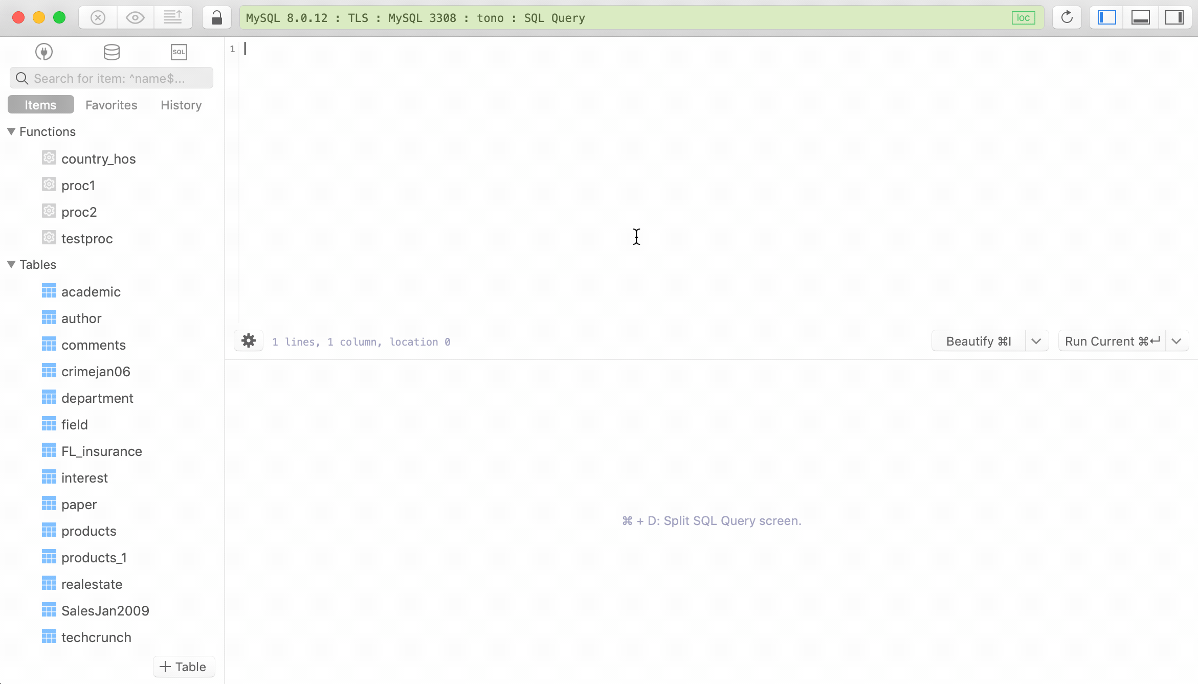 Streaming results and async loading