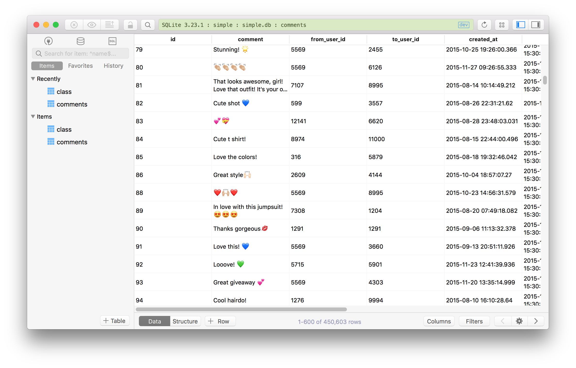 Sqlite Get Table Names