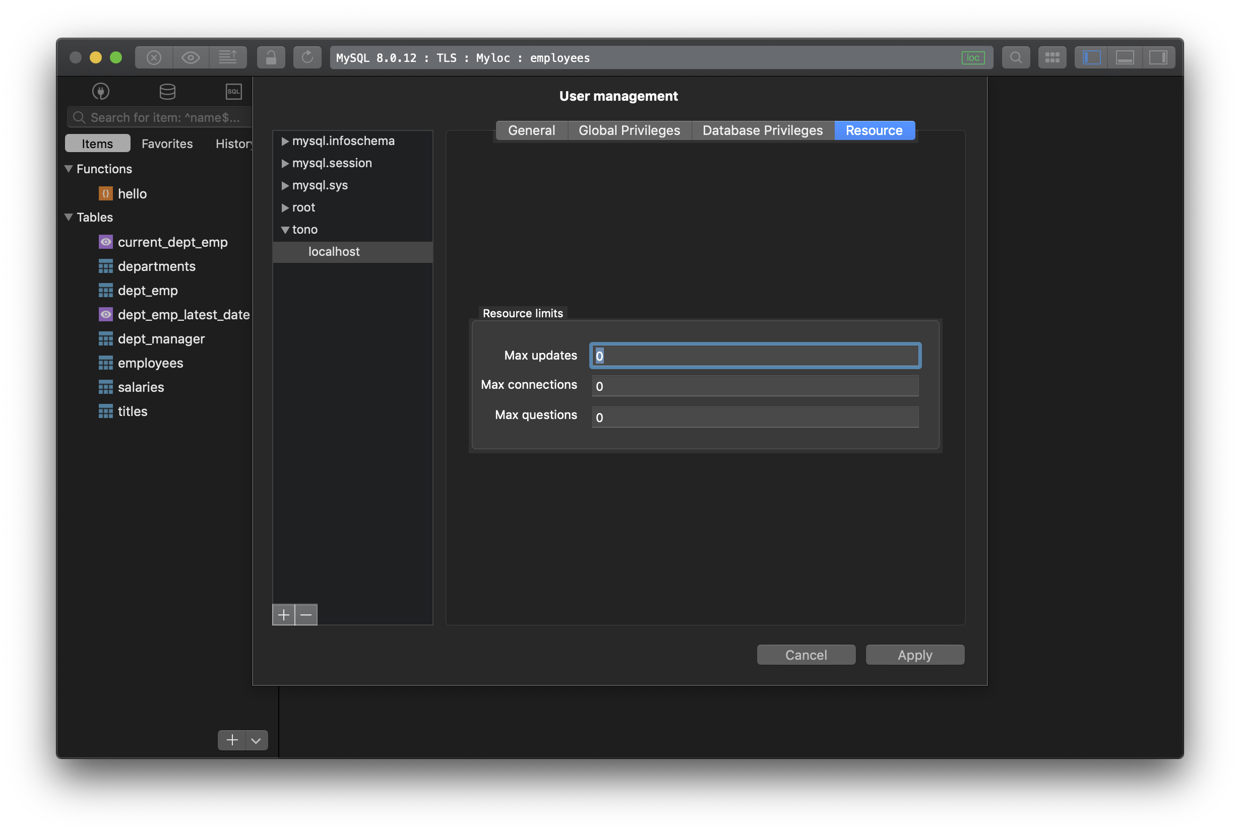 tableplus connect to mysql